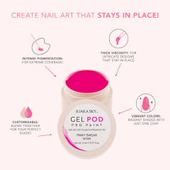 KiaraSky Gel Pod Pro Paint #GP506 Pinky Swear, 0.17oz