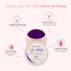 KiaraSky Gel Pod Pro Paint #GP507 Plumsy, 0.17oz