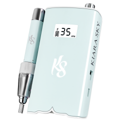 KiaraSky Portable Nail Drill Blue, 35,000 RPM