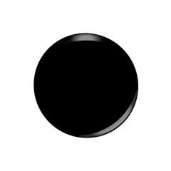 KiaraSky Nail Polish Black To Black #435, 0.5 fl oz