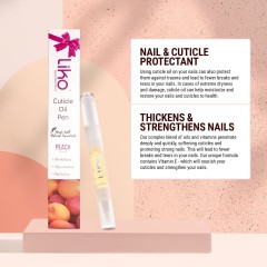Liko Cuticle Pen Peach, 0.1 fl oz Nail Cuticle Protector - Contains Vitamin E