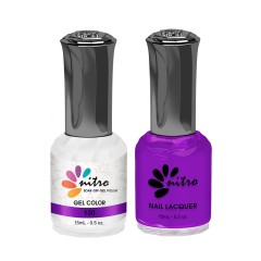 Nitro Nails Gel Polish Duo Set #130, 0.5 fl oz