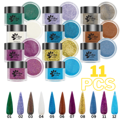 Nitro Twinkle Dip Powder Collection, 11pc Bundle