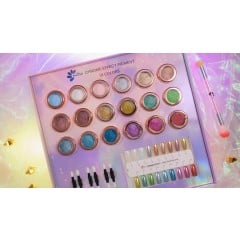 Nitro Chrome Powder Pigment Collection 18pc
