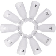 10-Piece Soak Off Clips Clear