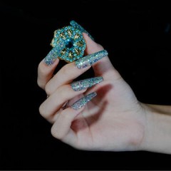 Lechat Dip, Gel, Polish Trio Misty Morning #06, SkyDust
