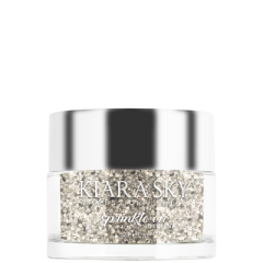 KiaraSky Sprinkle On Glitter #201 Black Ice, 2oz