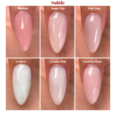 Notpolish A Thickie Gel Rubber Base Collection, 19Pc Bundle