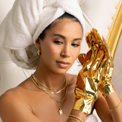 Voesh Collagen Gloves Imperial Gold, 60pcs