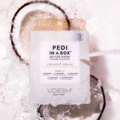 Voesh Pedi In A Box O2 Fizz Coconut Cream 5 Step, 50pc Case