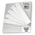 Liko Nail Files Jumbo White 80/80, 50ct Premium Washable