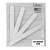 Liko Nail Files Zebra 80/80, 50ct Premium Washable