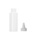 No Print Plastic Empty Bottle 2oz w/twist cap