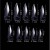 Cre8tion Tip in Box 500pcs Curve Long Stiletto #9 Clear