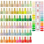 DND DC Pure Gel Polish Set Collection #15 Free Spirit, 36pc Bundle