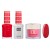DND Dip Gel Polish Set #430 Ferrari Red, 3pc Bundle Trio