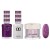 DND Dip Gel Polish Set #466 Brandy Wine, 3pc Bundle Trio