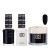 DND Dip Gel Polish Set #447 Black Licorice, 3pc Bundle Trio