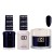 DND Dip Gel Polish Set #458 Fresh Eggplant, 3pc Bundle Trio