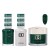 DND Dip Gel Polish Set #524 Green To Green, 3pc Bundle Trio