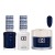 DND Dip Gel Polish Set #583 Blue Amber, 3pc Bundle Trio