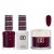 DND Dip Gel Polish Set #634 Reddish Purple, 3pc Bundle Trio