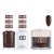 DND Dip Gel Polish Set #696 Caramelized Plum, 3pc Bundle Trio