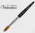 Valentino Kolinsky Black Wood Chrome Ferrule Size #18
