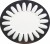 20-Tip Oval Polish Display 10 Displays White