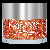KiaraSky Sprinkle On Glitter #208 Pink Lemonade, 2oz