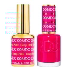 DND DC Pure Gel Polish Set #06 Deep Pink, 0.5 fl oz 