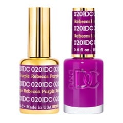DND DC Pure Gel Polish Set #20 Rebecca Purple, 0.5 fl oz 