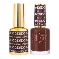 DND DC Pure Gel Polish Set #52 Walnut Brown, 0.5 fl oz 