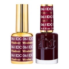 DND DC Pure Gel Polish Set #61 Wineberry, 0.5 fl oz 