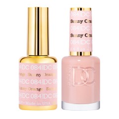 DND DC Pure Gel Polish Set #84 Sunny Orange, 0.5 fl oz 