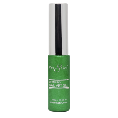 Cre8tion Nail Striper Gel #29 Green Glitter 0.33 fl oz
