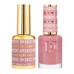 DND DC Pure Gel Polish Set #93 Light Fawn, 0.5 fl oz 