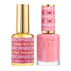 DND DC Pure Gel Polish Set #95 Orange Rust, 0.5 fl oz 