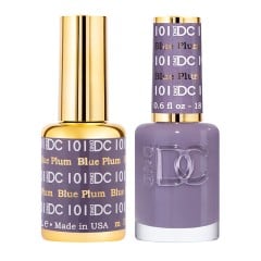 DND DC Pure Gel Polish Set #101 Blue Plum, 0.5 fl oz 
