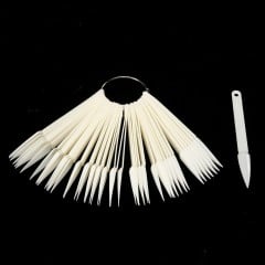 Cre8tion Stiletto Sample Tips 50pcs Natural