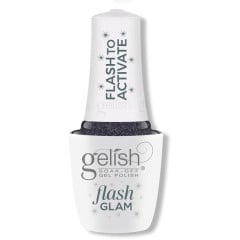 Gelish Never Stop Glistening, Dusty Blue Glitter