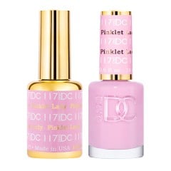 DND DC Pure Gel Polish Set #117 Pinklet Lady, 0.5 fl oz 
