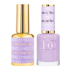 DND DC Pure Gel Polish Set #119 Frosty Taro, 0.5 fl oz 