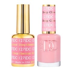 DND DC Pure Gel Polish Set #127 Deep Chestnut, 0.5 fl oz 