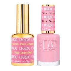 DND DC Pure Gel Polish Set #130 Pink Grapefruit, 0.5 fl oz 