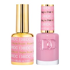 DND DC Pure Gel Polish Set #138 Sepia Burst, 0.5 fl oz 