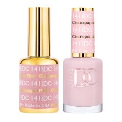 DND DC Pure Gel Polish Set #141 Champagne Pink, 0.5 fl oz 