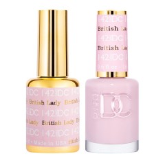 DND DC Pure Gel Polish Set #142 British Lady, 0.5 fl oz 