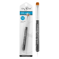 Cre8tion French Brush Synthetic With Dot Tool Size #16