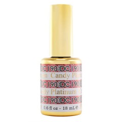 DND DC Gel #190 Candy Platinum, 0.5 fl oz
